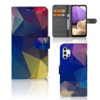 Samsung Galaxy A32 4G | Book Case | Polygon Dark