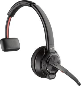 HP Poly Savi 8210 Monaural DECT On Ear headset Computer DECT Mono Zwart Volumeregeling, Microfoon uitschakelbaar (mute)