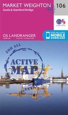 Wandelkaart - Topografische kaart 106 Landranger Active Market Weighton / Goole | Ordnance Survey