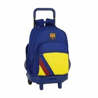Schoolrugzak met Wielen Compact F.C. Barcelona 612025918 Blauw (33 x 45 x 22 cm) - thumbnail
