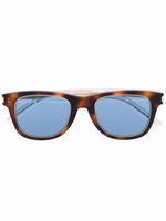 Saint Laurent Eyewear lunettes de soleil à monture d'inspiration wayfarer - Marron