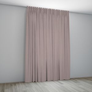 Overgordijn Madrid Oud Roze Coupage