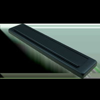 AMI Briefplaat EP 960 Deurdikte 38/42 Climate Comfort Zwart R9005 Str - 739610
