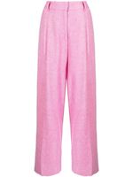 Mira Mikati pantalon plissé à taille haute - Rose