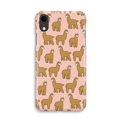 Alpacas: iPhone XR Volledig Geprint Hoesje