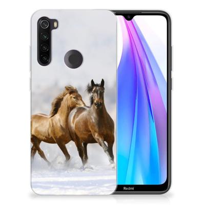 Xiaomi Redmi Note 8T | TPU Hoesje | Paarden