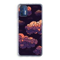 Patroon Wolken: Motorola Moto G9 Plus Transparant Hoesje