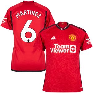 Manchester United Shirt Thuis 2023-2024 + Martinez 6