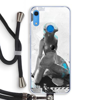 I will not feel a thing: Huawei Y6s Transparant Hoesje met koord