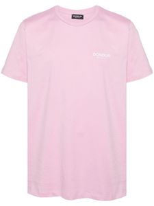 DONDUP t-shirt en coton à logo imprimé - Rose