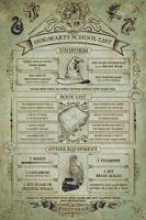 Poster Harry Potter - Hogwarts School List 61x91,5cm