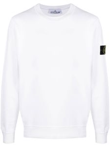 Stone Island sweat à patch Compass - Blanc