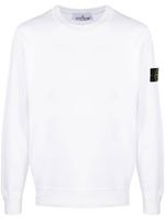 Stone Island sweat à patch Compass - Blanc