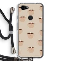 Morning coffee: Pixel 3a Transparant Hoesje met koord