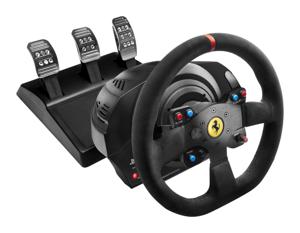 Thrustmaster T300 Ferrari Integral Racing Wheel Alcantara Edition Zwart Stuurwiel + pedalen Analoog/digitaal PC, PlayStation 4, Playstation 3