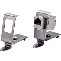 Roline Montagerailadapter DIN-rails 1 poort Zilver (metallic) Roline Montagerailadapter DIN-rails 1 poort Zilver (metallic)