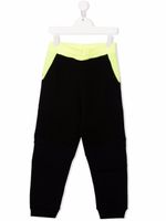 Balmain Kids pantalon de jogging colour block - Noir - thumbnail