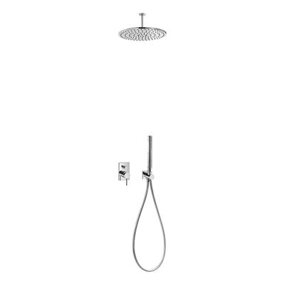 Regendouche set Tres Max | Inbouw | Mengkraan | 2-weg | Rond | Chroom