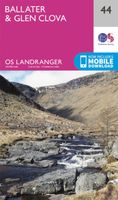 Wandelkaart - Topografische kaart 044 Landranger Ballater & Glen Clova | Ordnance Survey