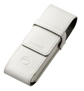Ricoh Lederen tas wit voor Theta