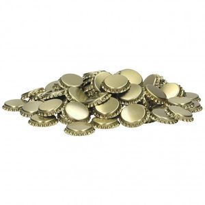 Kroonkurken 26 mm goud 100 st.