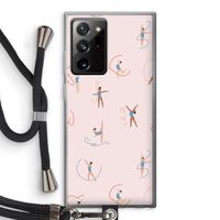 Dancing #3: Samsung Galaxy Note 20 Ultra / Note 20 Ultra 5G Transparant Hoesje met koord