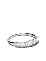 Suzanne Kalan bague Fireworks Classic Stacker en or blanc 18ct ornée de diamant - Argent