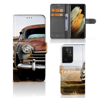 Samsung Galaxy S21 Ultra | Telefoonhoesje met foto | Vintage Auto