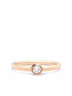 Pragnell bague Sundance en or rose 18ct ornée de diamant