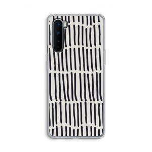 Moroccan stripes: OnePlus Nord Transparant Hoesje