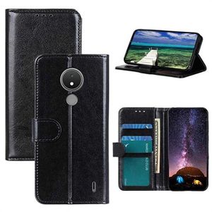 Nokia C21 Wallet Case met Magnetische Sluiting - Zwart