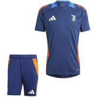 adidas Juventus Trainingsset 2024-2025 Donkerblauw Oranje Wit