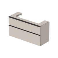 Badmeubel Duravit D-Neo Wand 118.4x44.2x62.5 cm Mat Taupe Duravit