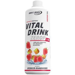 Low Carb Vital Drink 1000ml Strawberry Rhubarb