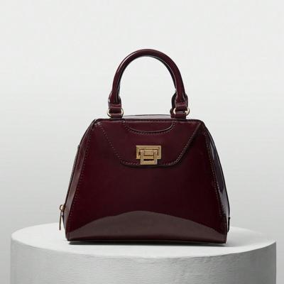 Bon&Bon Casual Handbag For Commuting, Fashionable Burgundy Bag, Bag For Women Elegant Valentines Burgundy / one-size