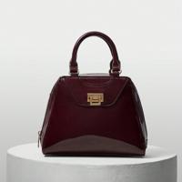 Bon&Bon Casual Handbag For Commuting, Fashionable Burgundy Bag, Bag For Women Elegant Valentines Burgundy / one-size