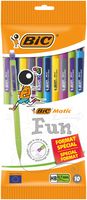 Bic Matic vulpotlood Fun 0,7 mm, ophangzakje van 10 stuks