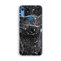 Zwart marmer: Huawei Y6s Transparant Hoesje