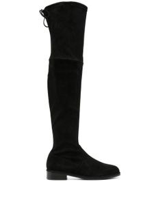 Stuart Weitzman cuissardes Lowland Lift - Noir