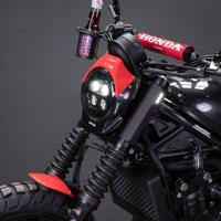 MOTOISM gabelcover-led-blinker "the nightcrawler" gabelcover mi turn signal type three ho