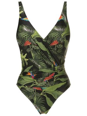 Lygia & Nanny maillot de bain Maisa à imprimé graphique - Vert