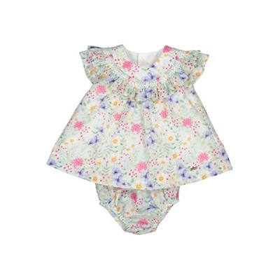Mayoral baby bloemetjes jurkje