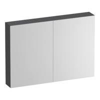 Brauer Impress Spiegelkast 100 cm - zonder Verlichting - Met 2 Dubbelzijdige Spiegeldeuren - Timber Grey