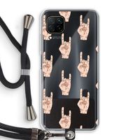 Rock: Huawei P40 Lite Transparant Hoesje met koord