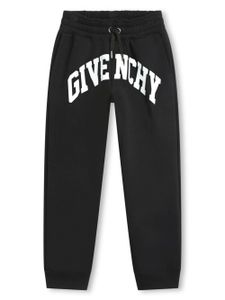 Givenchy Kids pantalon de jogging fuselé à logo imprimé - Noir