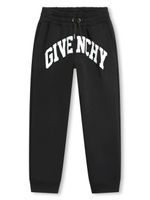 Givenchy Kids pantalon de jogging fuselé à logo imprimé - Noir - thumbnail