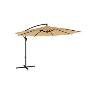 Ø 300 cm parasol met zwengel, Taupe