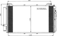 Condensor, airconditioning 35477