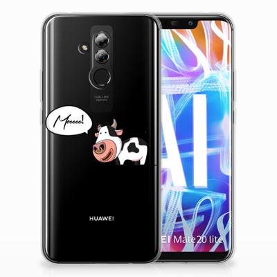 Huawei Mate 20 Lite Telefoonhoesje met Naam Cow Huawei Mate 20 Lite Telefoonhoesje met Naam Cow