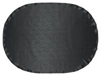 LIVARNO home Set van 2 jacquard tafelkleden (Ovaal, Antraciet)